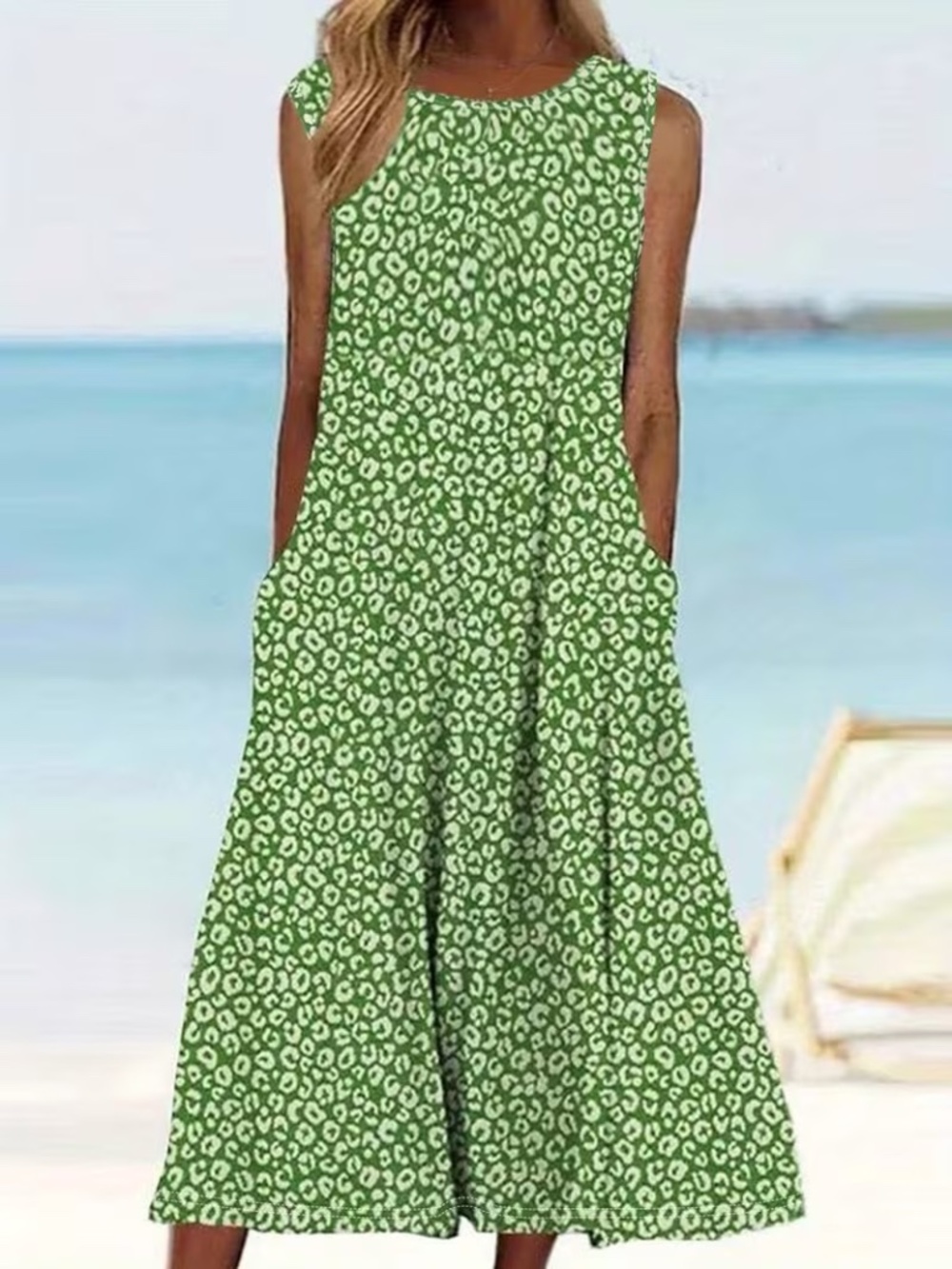 Fashionable Full Body Printed Dress